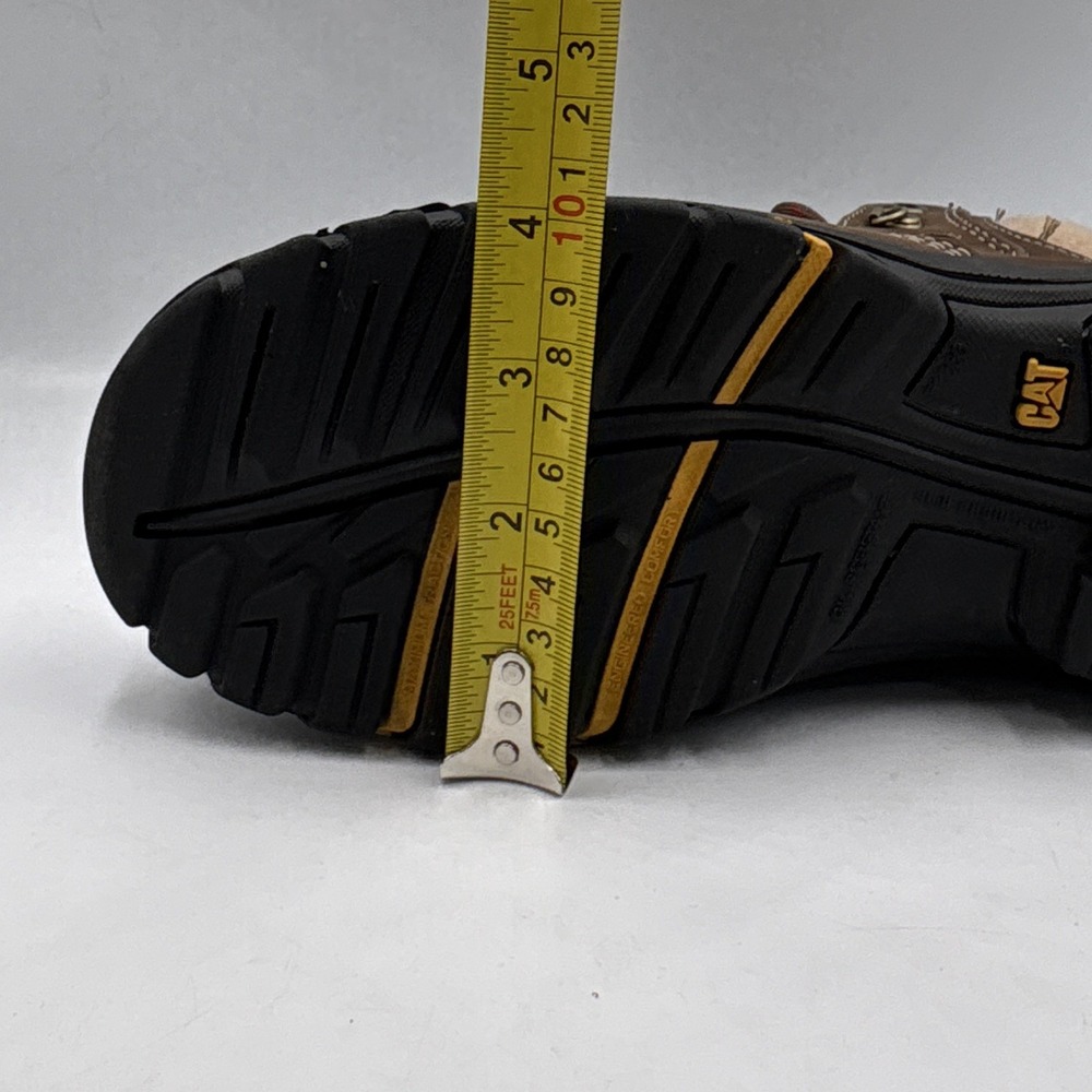 Caterpillar Tess Sundance Brown Leather EH Work Boots, Women's 7.5 Wide - Picture 11 of 14